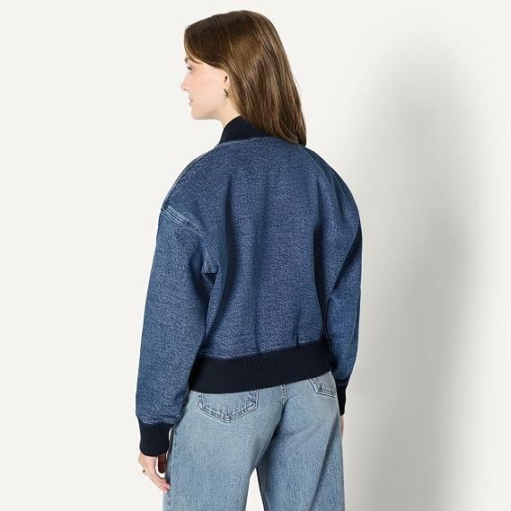Denim Bomber Jacket image 3